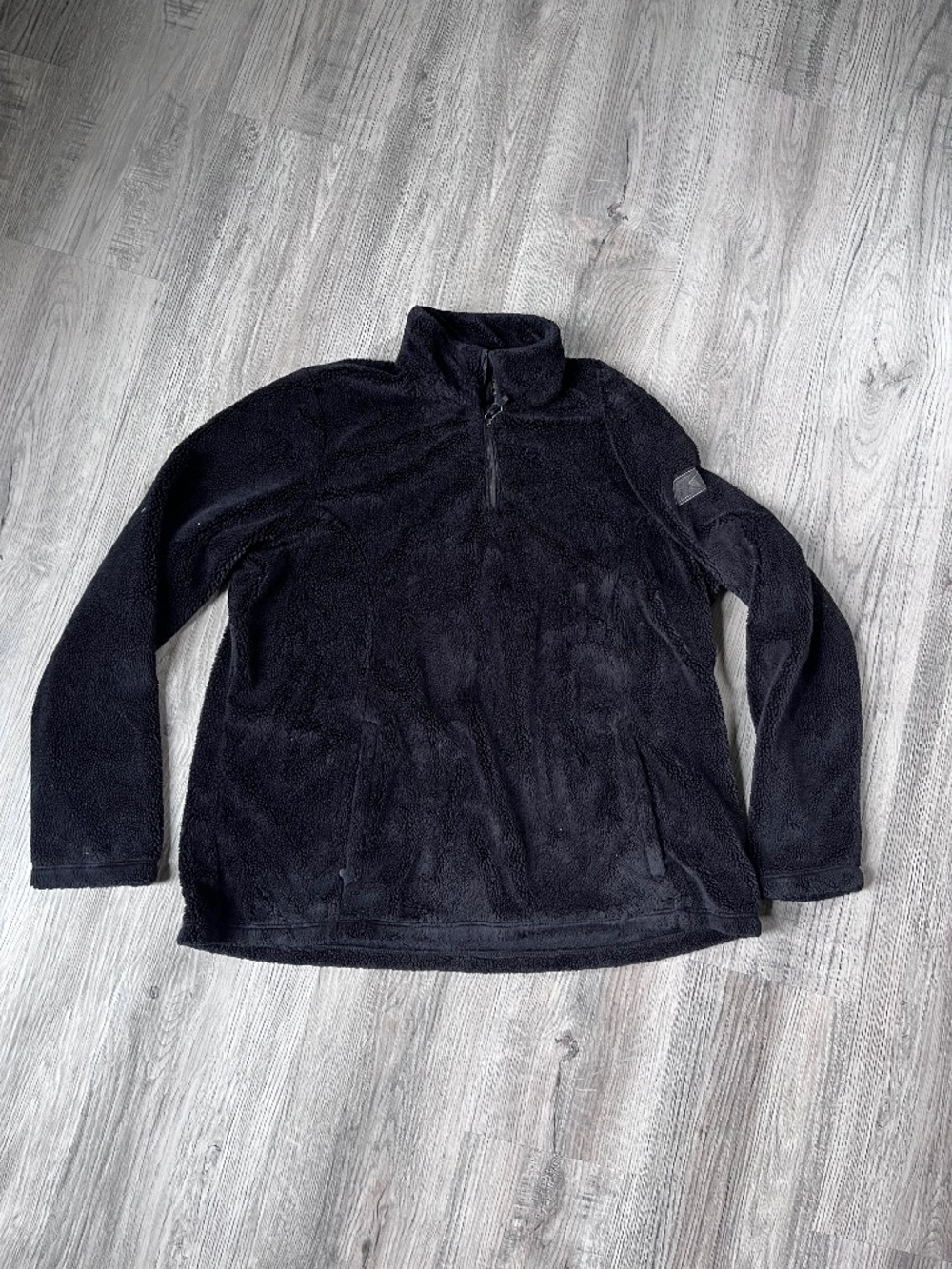 Klim Mid-Layer Cascade Women's 1/4 Zip Pullover Women's XL Black fleece jacket